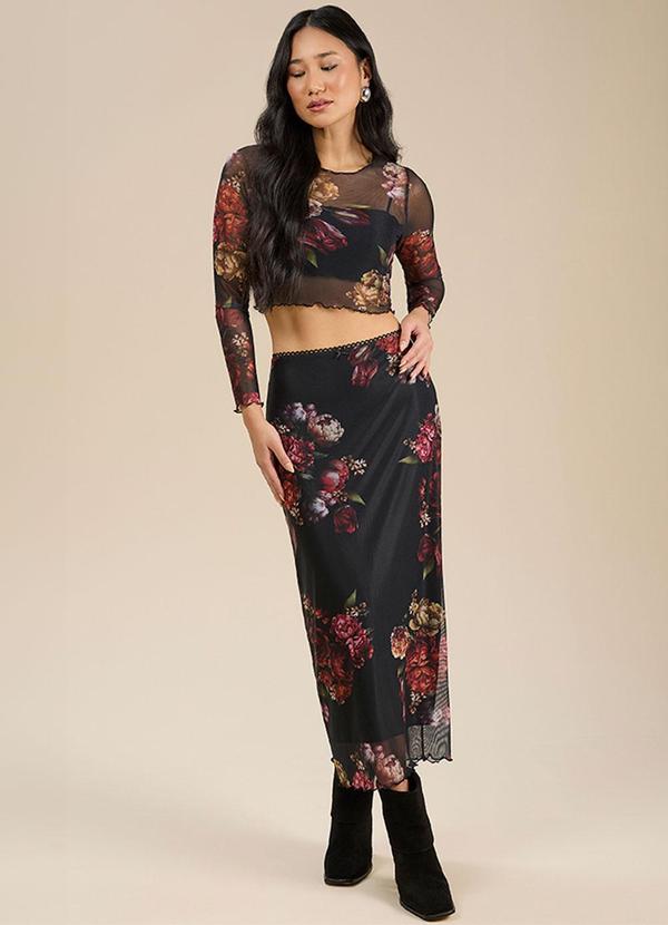 Angel - Saia Midi Tule Preto 3