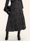 Endless - Saia Midi Visco Maquinetada Preto - variação: Preto