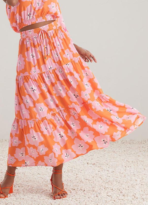 Angel - Saia Midi Viscose Estampado