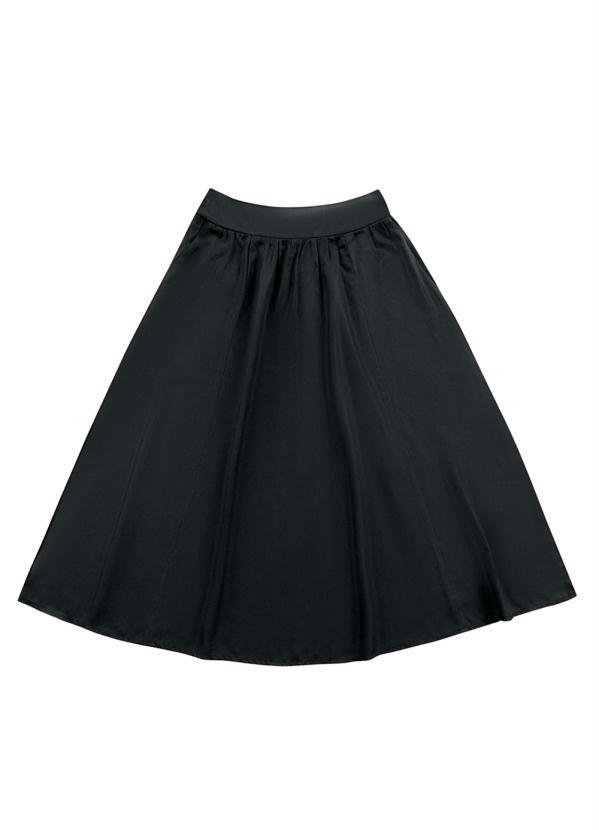 Angel - Saia Midi Viscose Preto