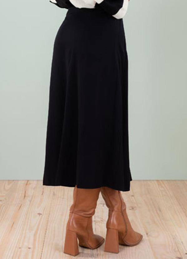 Angel - Saia Midi Viscose Preto 2