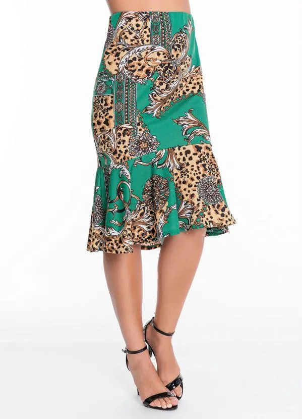 Outlet - Saia Mullet Mix Verde