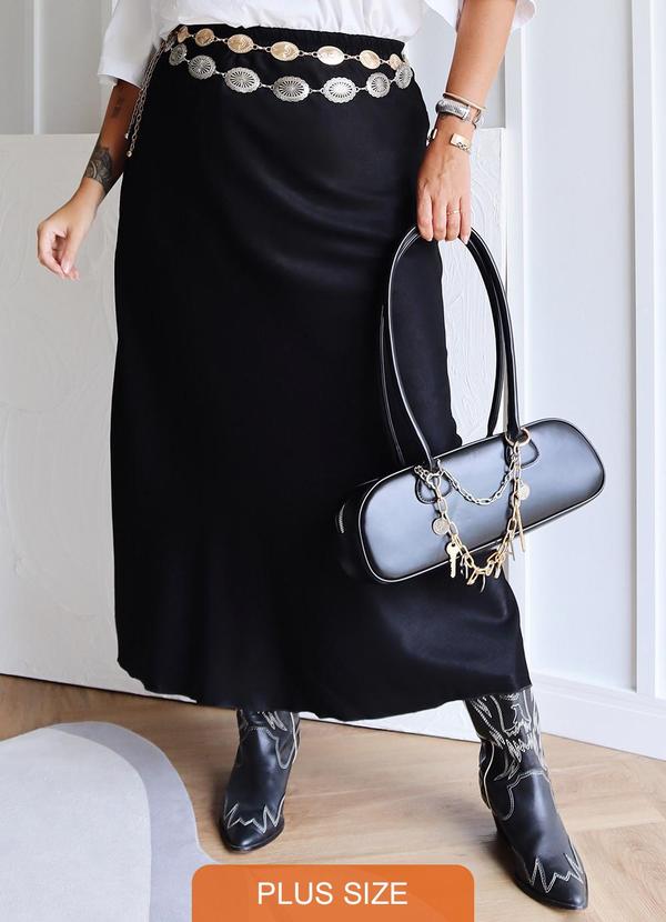 In Love - Saia Paola Cetim Preto