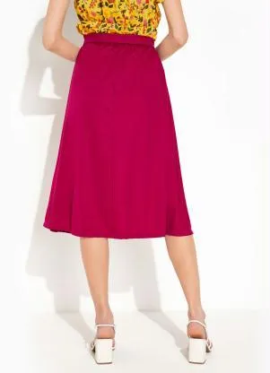 Rosalie - Saia Pink com Amarração - ROSALIE