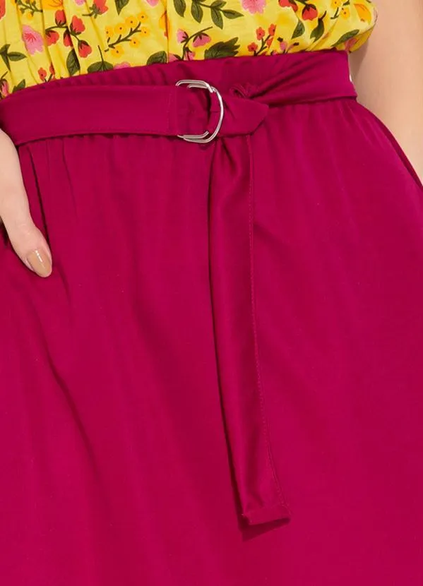 Rosalie - Saia Pink com Amarração 3