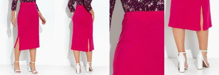 Saia Pink com Fenda