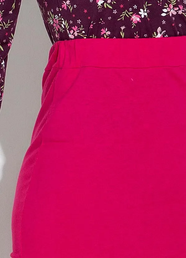 Rosalie - Saia Pink com Fenda 3