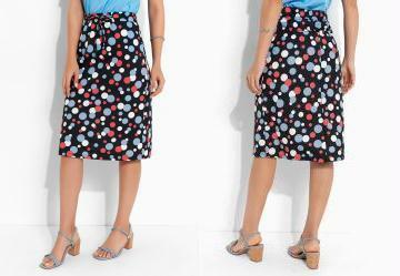 Saia Po Azul com Amarrao