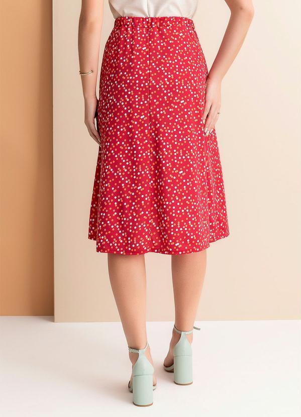 Rosalie - Saia Poá Colorido em Malha 2