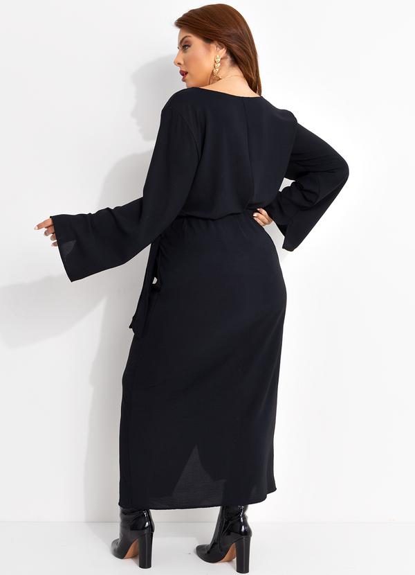 Quintess - Saia Preta em Crepe Plano 11