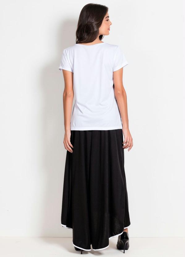 Outlet - Saia Preta Mullet Moda Evangélica 6