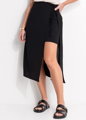 Quintess - Saia Preto em Air Flow - QUINTESS