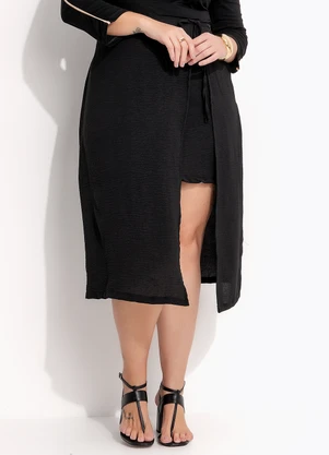 Quintess - Saia Preto em Air Flow - QUINTESS