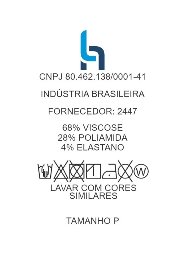 Bimini - Saia Preto em Bengaline 8