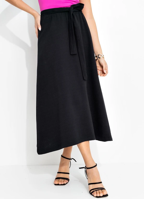 Bimini - Saia Preto em Moletom