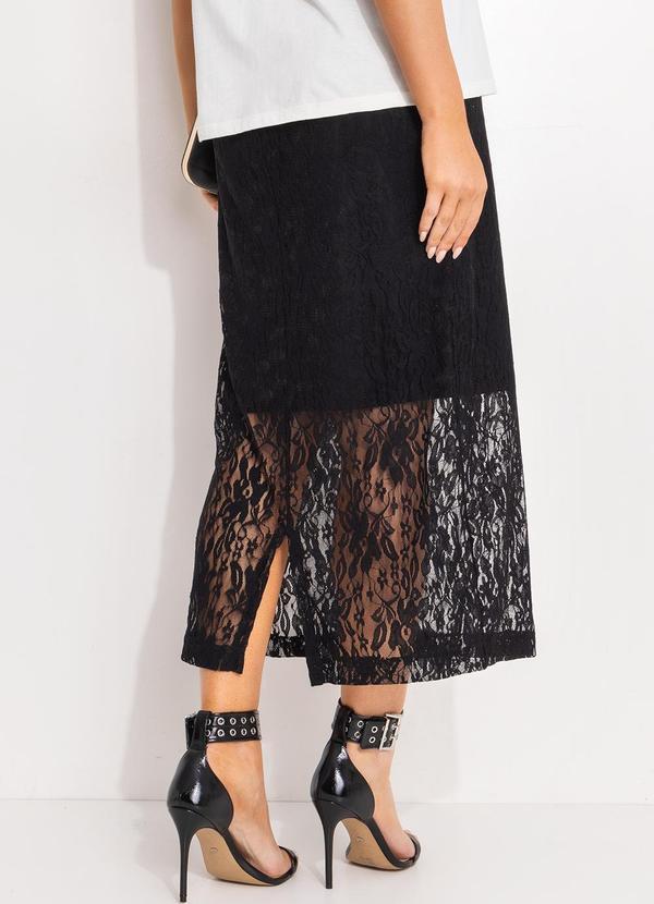 Quintess - Saia Preto em Renda 11