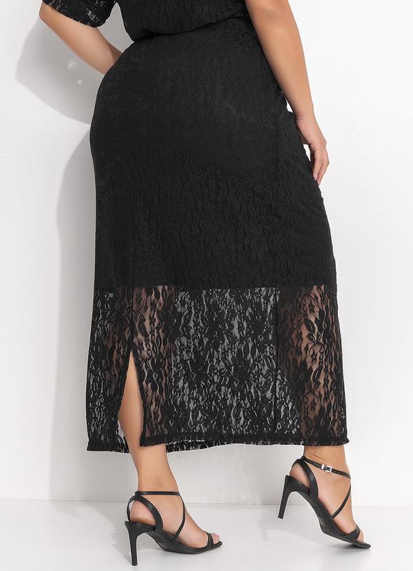Quintess - Saia Preto em Renda 15