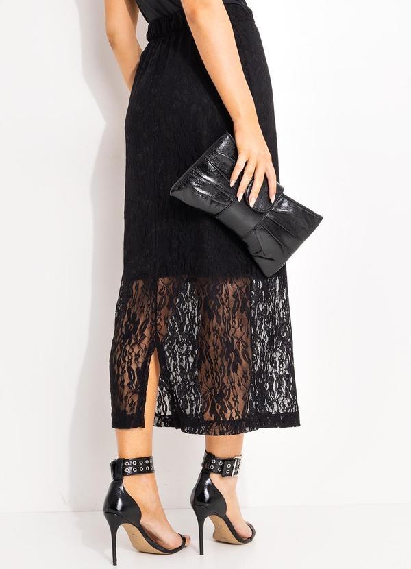 Quintess - Saia Preto em Renda 9