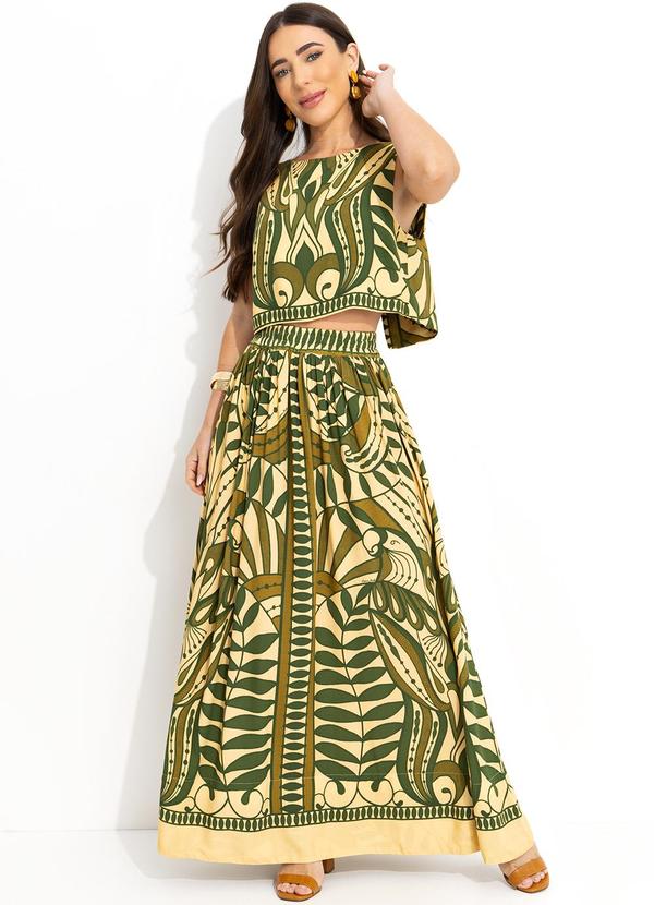 Farm - Saia Rendeira Amarelo 3