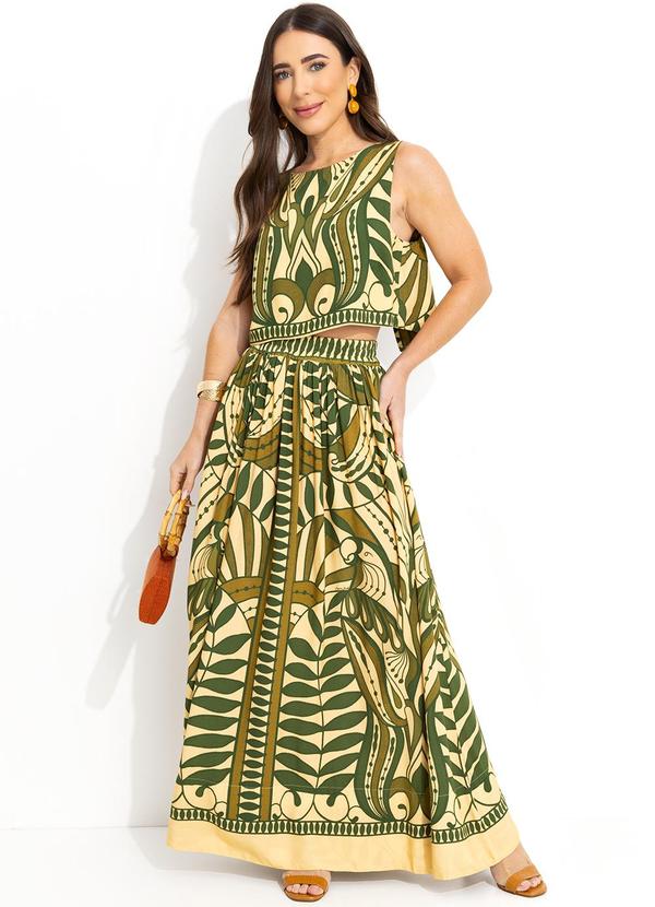 Farm - Saia Rendeira Amarelo 6