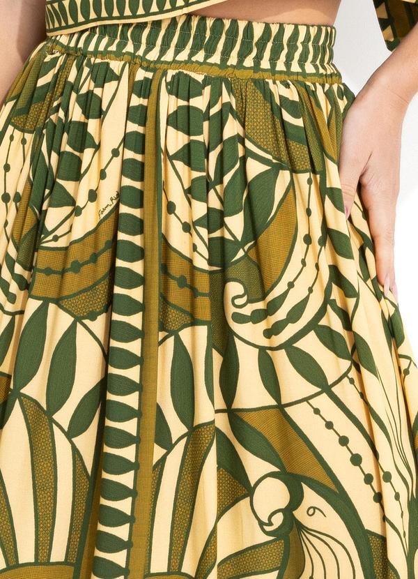 Farm - Saia Rendeira Amarelo 8