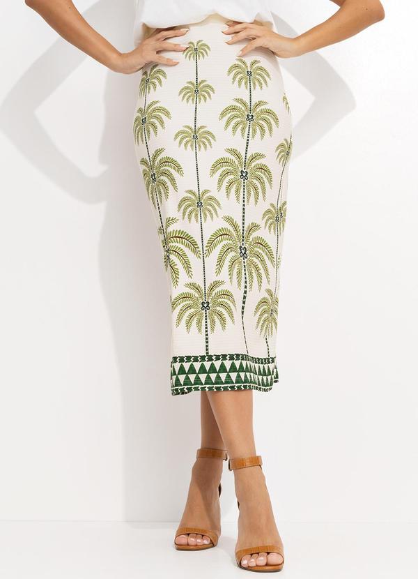 Farm - Saia Reta Milani Coqueiros Off White