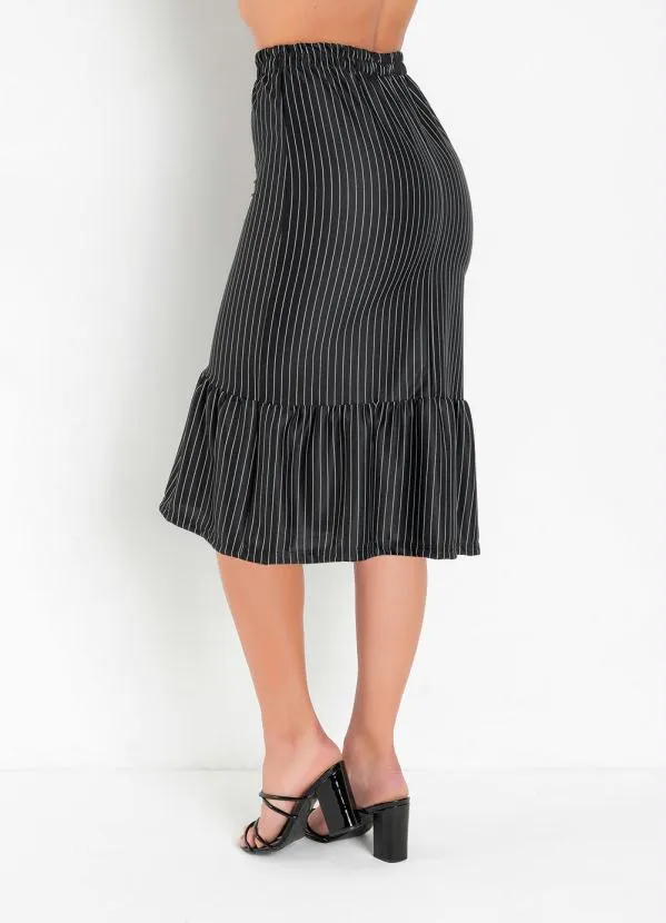 Rosalie - Saia Risca de Giz com Babado 2