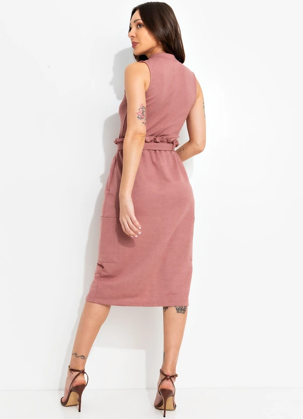 Bimini - Saia Rosa Claro em Moletom 5