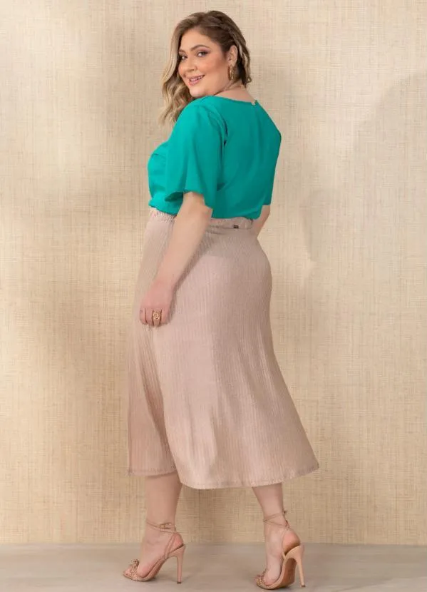 Quintess - Saia Rose com Fenda 2