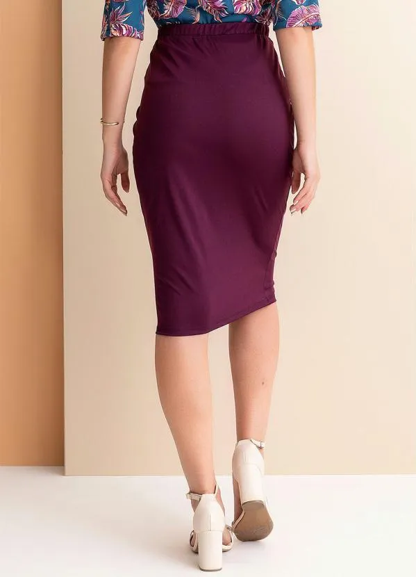 Rosalie - Saia Roxo com Amarração 2