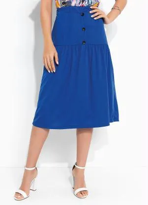 Rosalie - Saia Royal com Botões - ROSALIE