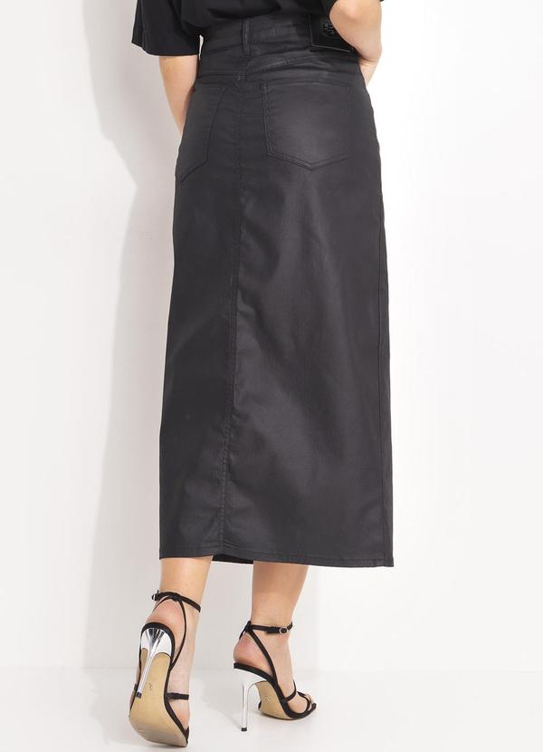 Colcci - Saia Sarja Resinada Preto 2
