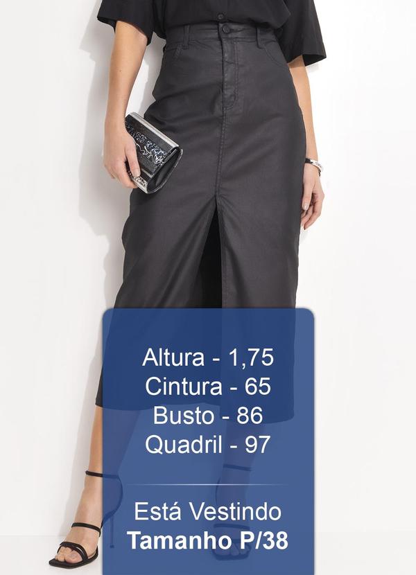 Colcci - Saia Sarja Resinada Preto 5