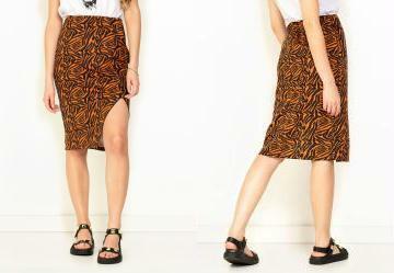 Saia Tigre com Fenda na Lateral