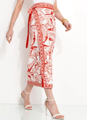 Farm - Saia Transpasse Magia de Tucano Vermelho - FARM