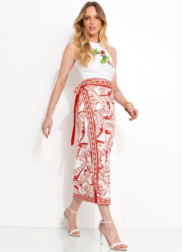 Farm - Saia Transpasse Magia de Tucano Vermelho 3