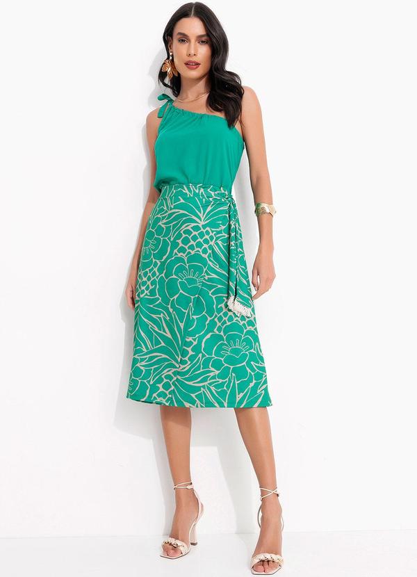 Quintess - Saia Tropical Verde em Malha Fria 6
