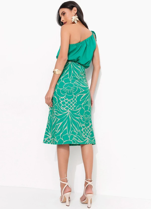 Quintess - Saia Tropical Verde em Malha Fria 4