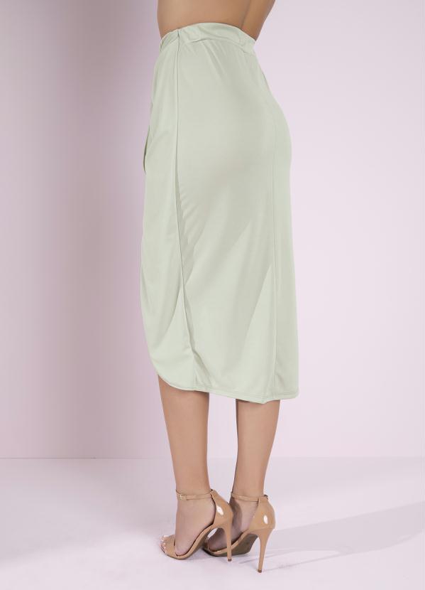 Outlet - Saia Verde Claro com Amarração 2