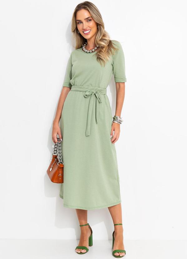 Bimini - Saia Verde Claro em Malha Texturizada 9