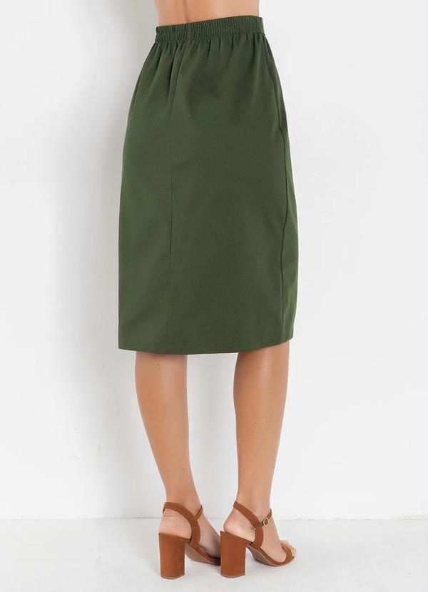Outlet - Saia Verde com Fenda 2