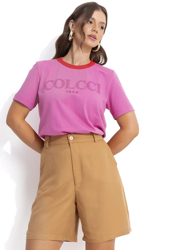 Colcci - Bermuda Linho Viscolinho Marrom 5