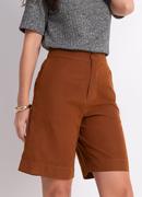 Bermuda (marrom ) em nylon suede