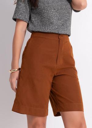 Bermuda (Marrom ) em Nylon Suede