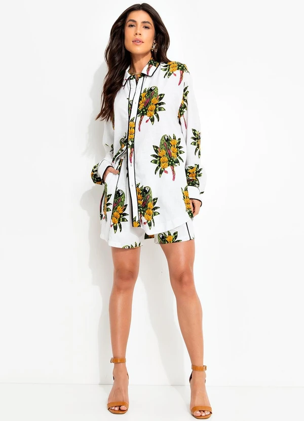 Farm - Bermuda Rio Maracanã Off White 3