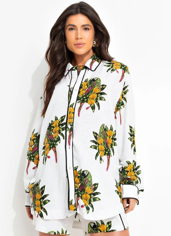 Farm - Bermuda Rio Maracanã Off White 5