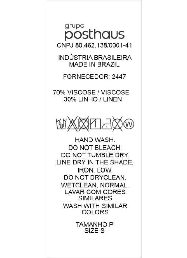 Quintess - Bermuda de Linho Verde Oliva com Pregas e Elástico no Cós 9