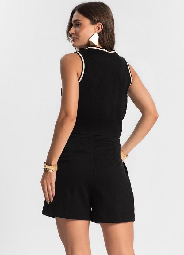 Endless - Conjunto Feminino Regata com Shorts Preto 2