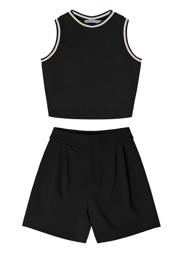 Endless - Conjunto Feminino Regata com Shorts Preto 4