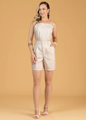Soft Bonni - Short Adulto Feminino Bege - SOFT BONNI